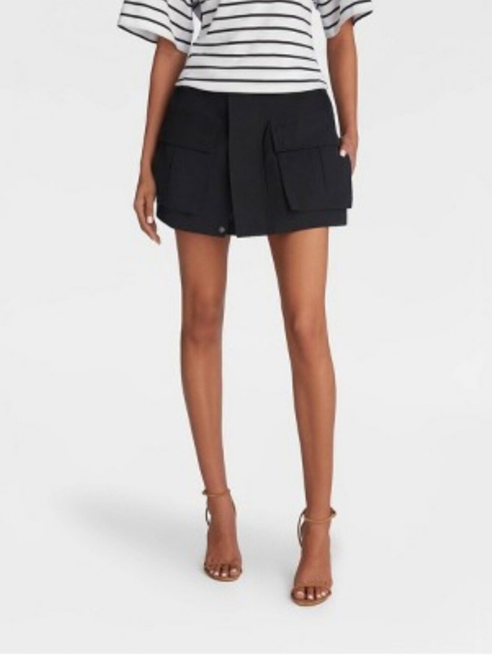 KBB by KAHLANA Women's 'The Cargo Skort' - Black L